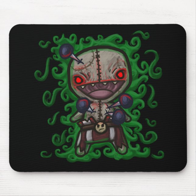 Tapis De Souris Chariot Mousepad de vaudou (Devant)