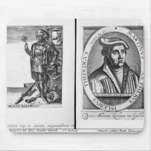 Tapis De Souris Charles Martel et Martin Luther