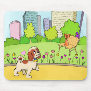Tapis De Souris Charlie le Central Park cavalier