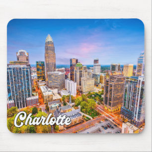 Tapis De Souris Charlotte, Caroline du Nord, USA