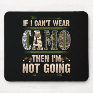 Tapis De Souris Chasse amusante Chasseurs Camo Buck Deer Pays Redn