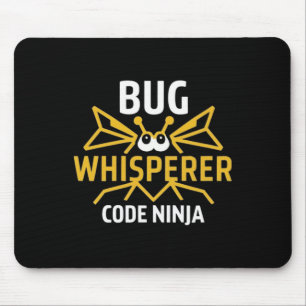 Tapis De Souris Chasse aux bogues Vulnérable Chasse Cyber Menace B