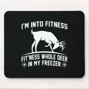 Tapis De Souris Chasse-chemise Je suis en forme Deer Freezer Drôle