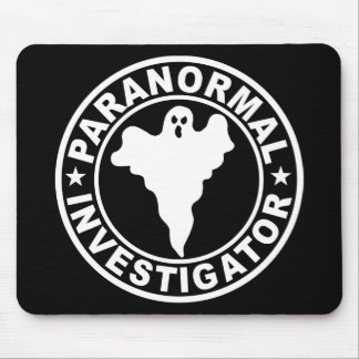 Tapis De Souris Chasse paranormale de fantôme de logo