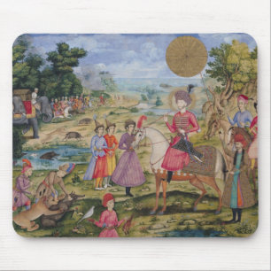 Tapis De Souris Chasse royale, d'Isphahan, l'Iran