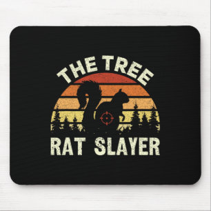 Tapis De Souris Chasseur d'écureuils L'écureuil rétro Scaler de ra