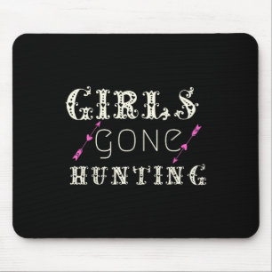 Tapis De Souris Chasseur Drôle Pour Les Filles Gone Chasse Sayes M