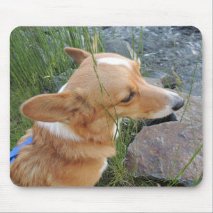 Tapis De Souris Chasseur féerique Mousepad de corgi