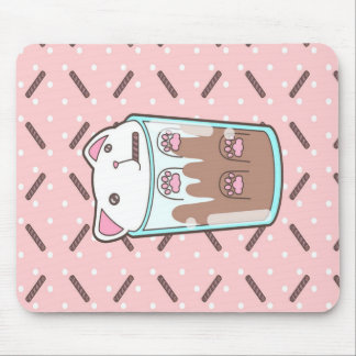 Tapis De Souris Chat au lait au chocolat |Amoureux du chocolat
