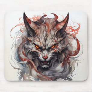 Tapis De Souris Chat bête Imaginaire
