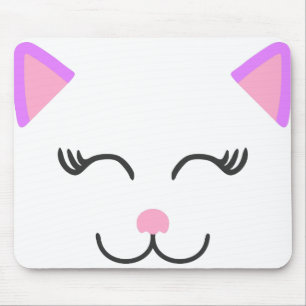 Tapis De Souris Chat chaton rose