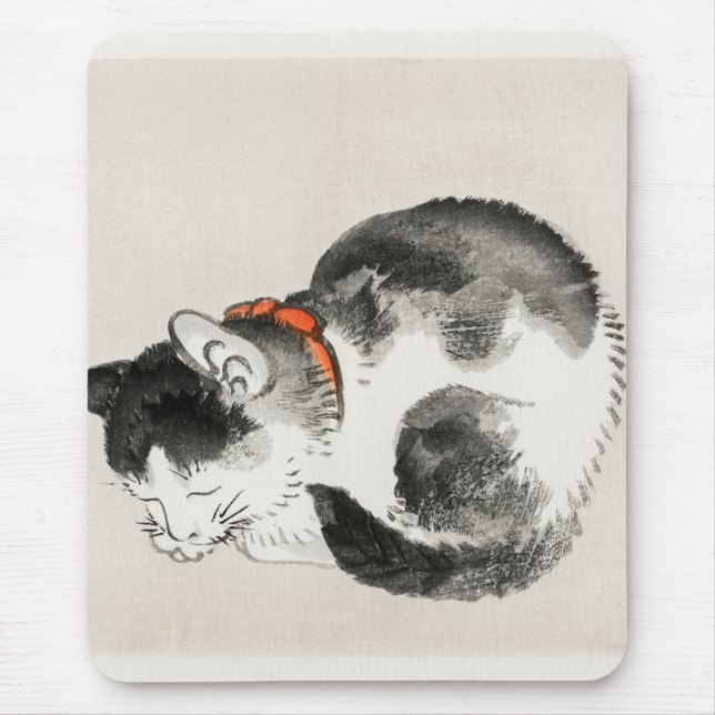Tapis De Souris Chat couché (Devant)