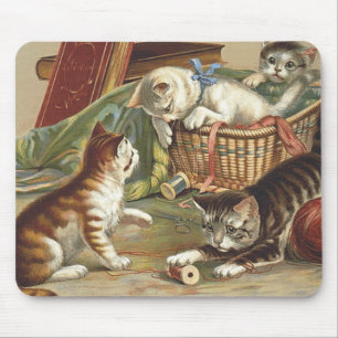 Tapis De Souris Chat curieux de PIÈCE EN T
