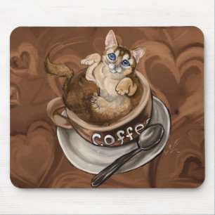 Tapis De Souris Chat de café