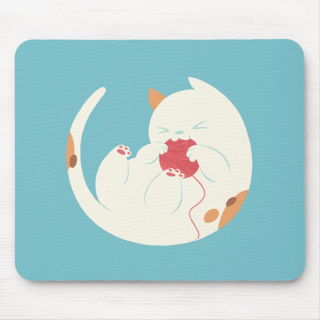 Tapis De Souris Chat de calicot (Devant)