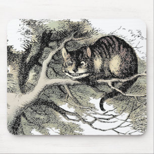 Tapis De Souris Chat de Cheshire Alice au Pays des Merveilles Clas
