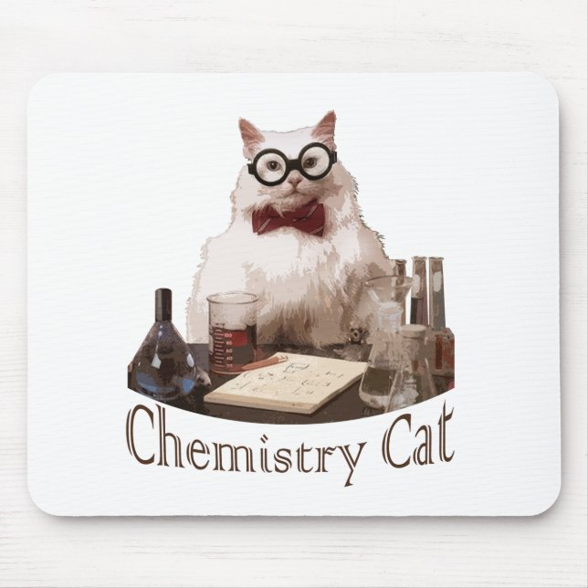 Tapis De Souris Chat de chimie (du reddit de memes 9gag) (Devant)