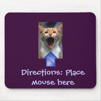 Tapis De Souris Chat drôle et Mousepad