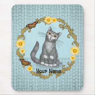 Tapis De Souris Chat et souris Mousepad