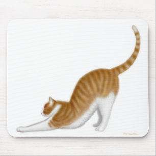 Tapis De Souris Chat étirant Mousepad
