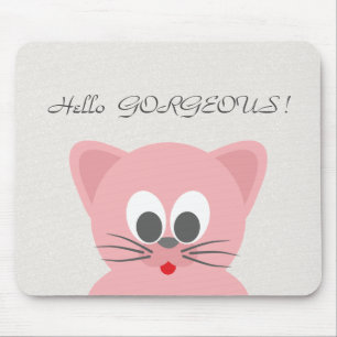 Tapis De Souris Chat Fantaisiste et Capricieux - Bonjour Brillant