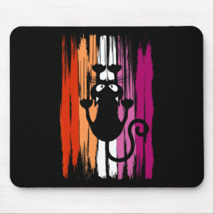 Tapis De Souris Chat grimpeur avec des égratignures et couleur de