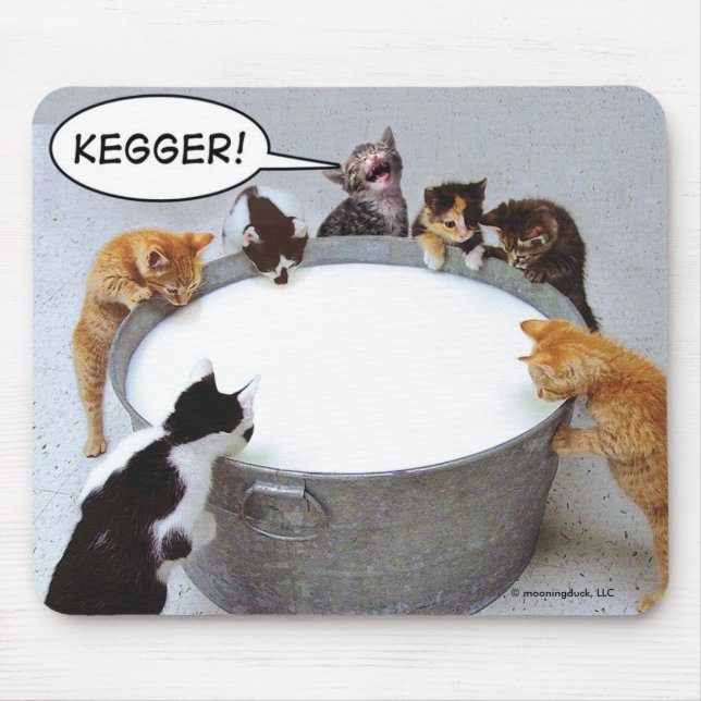 Tapis De Souris Chat Kegger Mousepad (Devant)