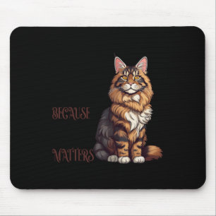 Tapis De Souris Chat Maine Coon - Parce Que Sticker Taille S
