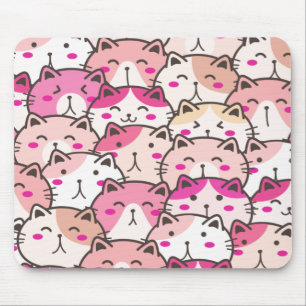 Tapis De Souris Chat Motif Drôle Animaux de compagnie colorés