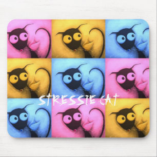 Tapis De Souris Chat multi Mousepad de Stressie