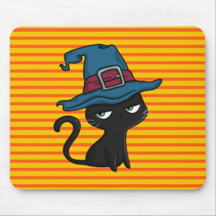 Tapis De Souris Chat noir mignon