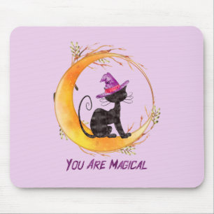 Tapis De Souris Chat noir - Vous êtes magique
