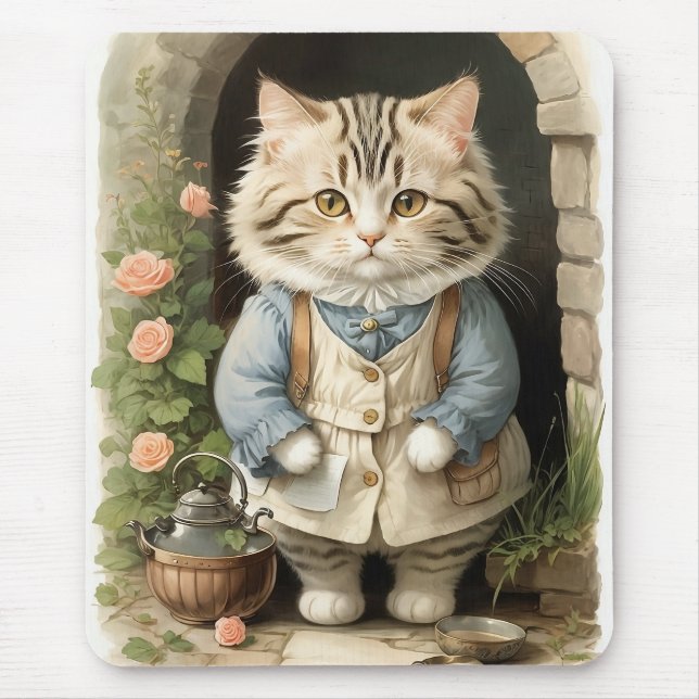 Tapis De Souris Chat Ragamuffin (Devant)