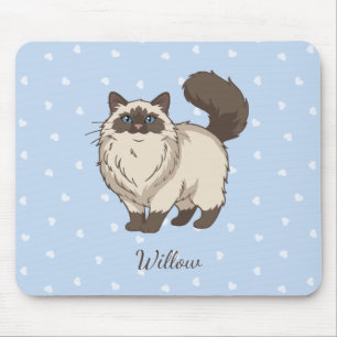 Tapis De Souris Chat Ragdoll Sucré Personnalisé