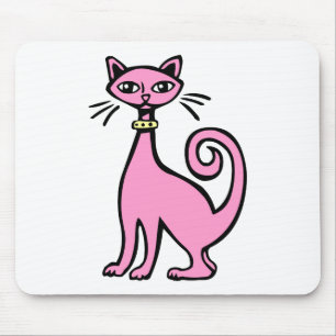 Tapis De Souris Chat rétro - Customisé