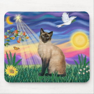 Tapis De Souris Chat siamois - Crépuscule
