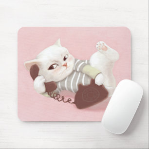 Tapis De Souris Chat sur le téléphone