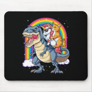 Tapis De Souris Chat Unicorn équitation Dinosaur T Rex Kitten Spa