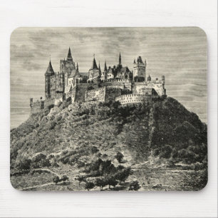 Tapis De Souris Château de Hohenzollern à Stuttgart, Allemagne