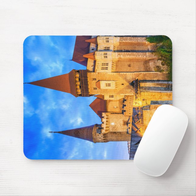 Tapis De Souris Château de Hunyad - Château de Corvin à Hunedoara. (Avec souris)