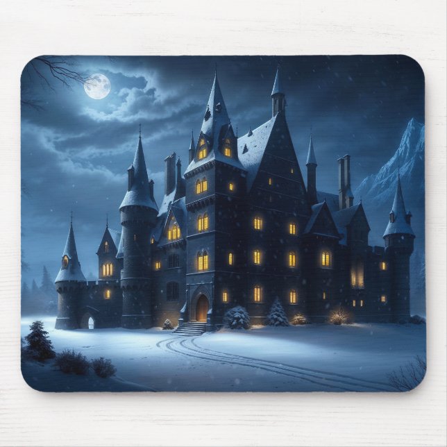 Tapis De Souris Château de la nuit froide Hollow (Devant)