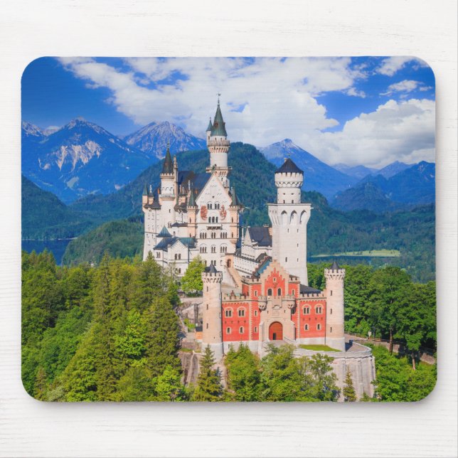 Tapis De Souris Château de Neuschwanstein Allemagne (Devant)