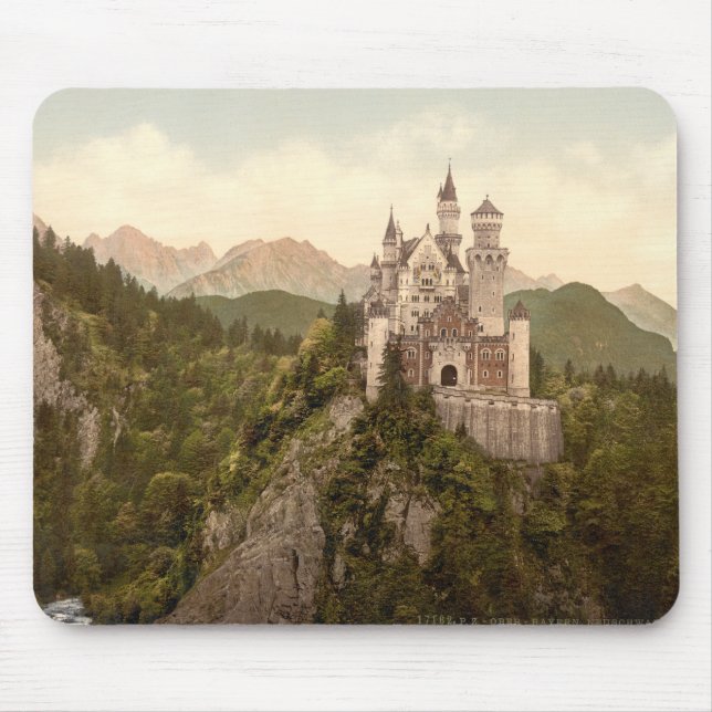 Tapis De Souris Château de Neuschwanstein, Bavière, Allemagne (Devant)