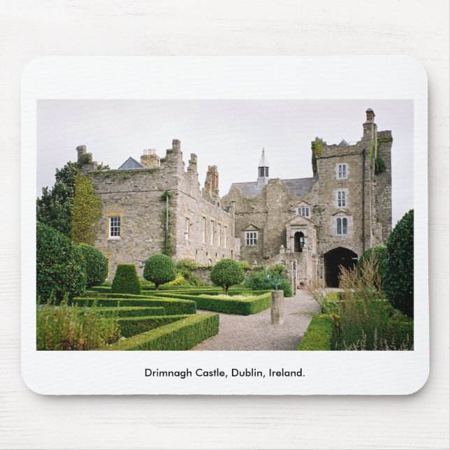 Tapis De Souris Château d'Irlande Médiévale - Château de Drimnagh  (Devant)