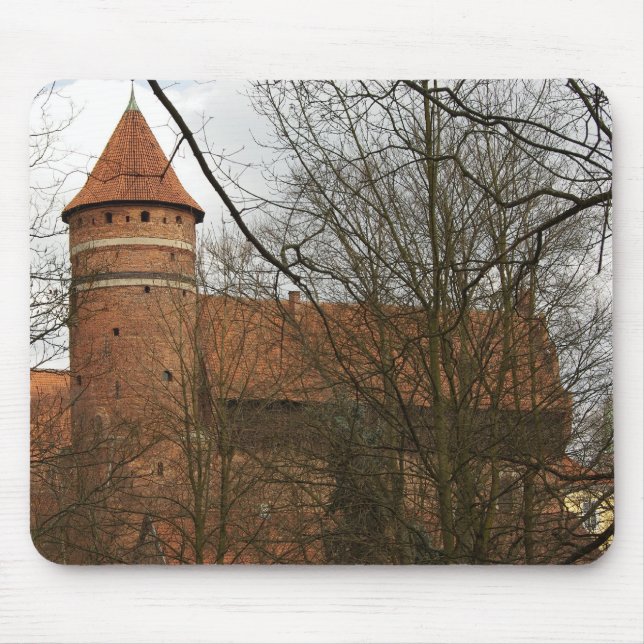 Tapis De Souris Château gothique médiéval d'Olsztyn - mousepad (Devant)