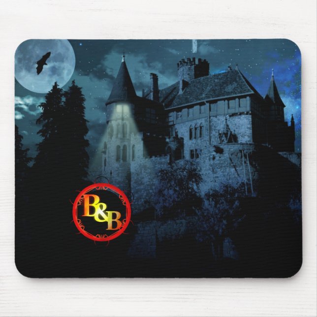 Tapis De Souris Château hanté de Bald et Bonkers (Devant)
