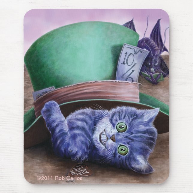 Tapis De Souris Chaton Mousepad de Cheshire (Devant)