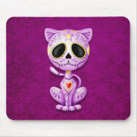 Chaton pourpre de sucre de zombi