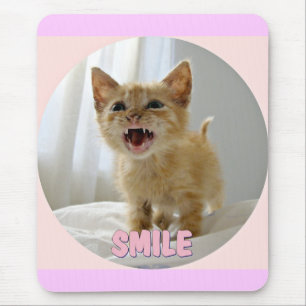 Tapis De Souris Chaton souriant