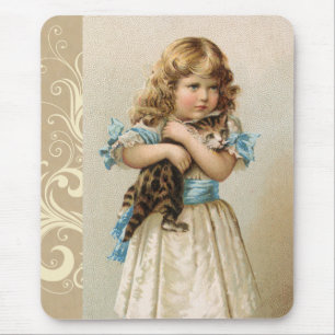 Tapis De Souris Chaton vintage